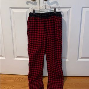 Uniqlo Plaid Checkered Flannel Pajama Bottoms